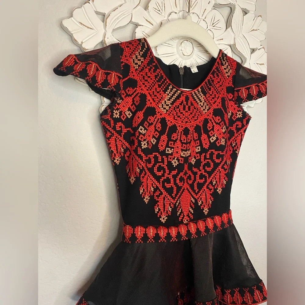 Girls embroidered ruffle dresses size 2T BRAND NEW no tags though! - Picture 10 of 11